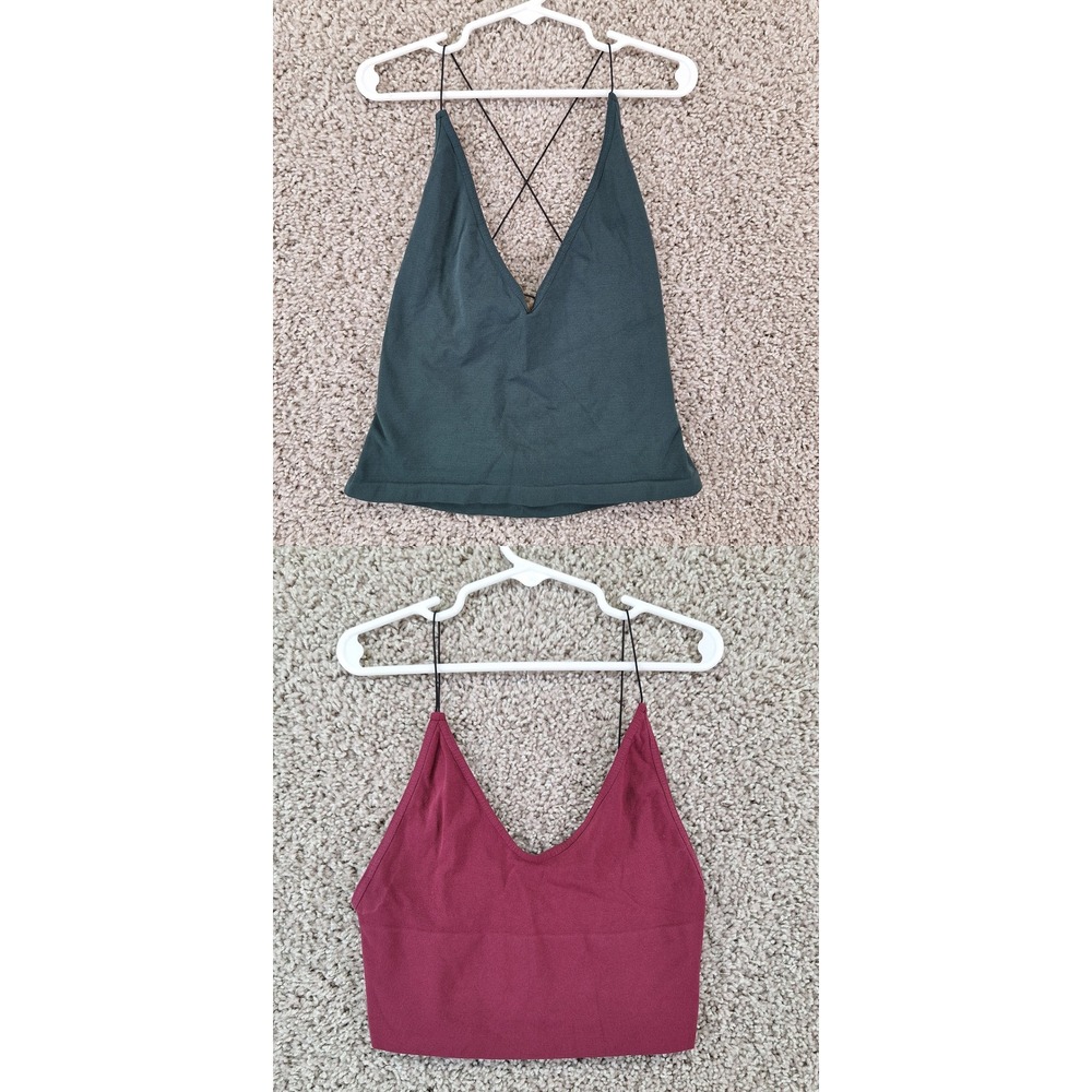 Intimately Free People Top Women XS/S Skinny Strap Brami Boho Summer Lot of 2